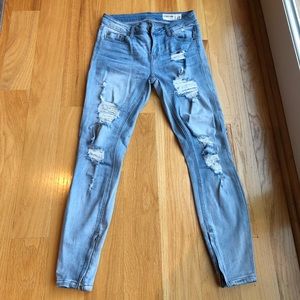 Heavily Disressed Pistola Skinny's